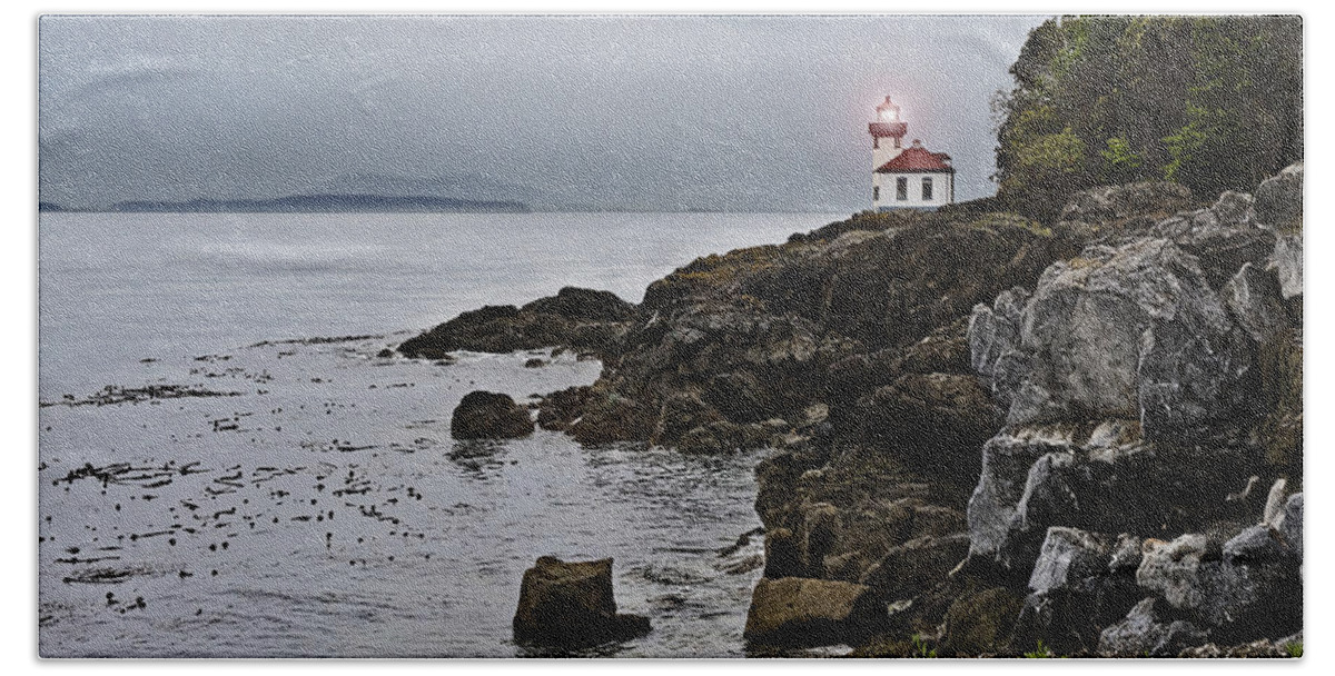 Rocks Beach Towel featuring the photograph On Rugged Shores by John Christopher