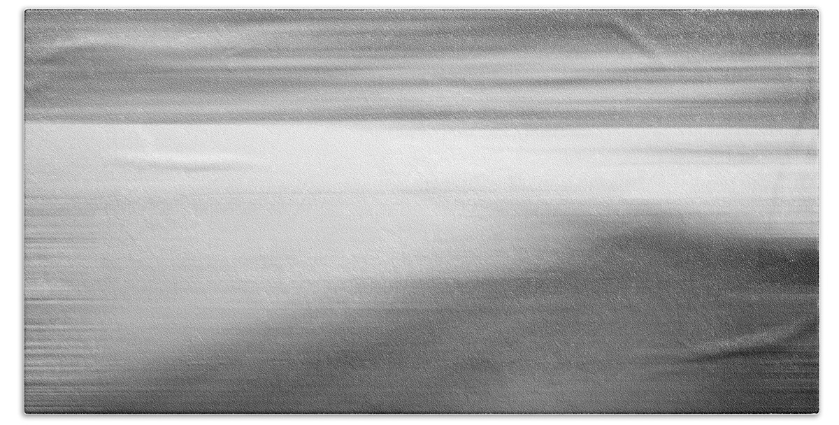 Abstract Beach Towel featuring the digital art On the Back Road X by Jon Glaser
