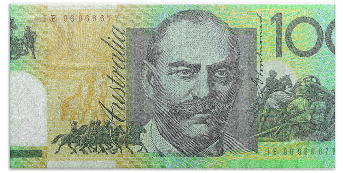 Generelt sagt anden Værdiløs One Hundred Australian Dollar Bill Beach Towel for Sale by Serge Averbukh