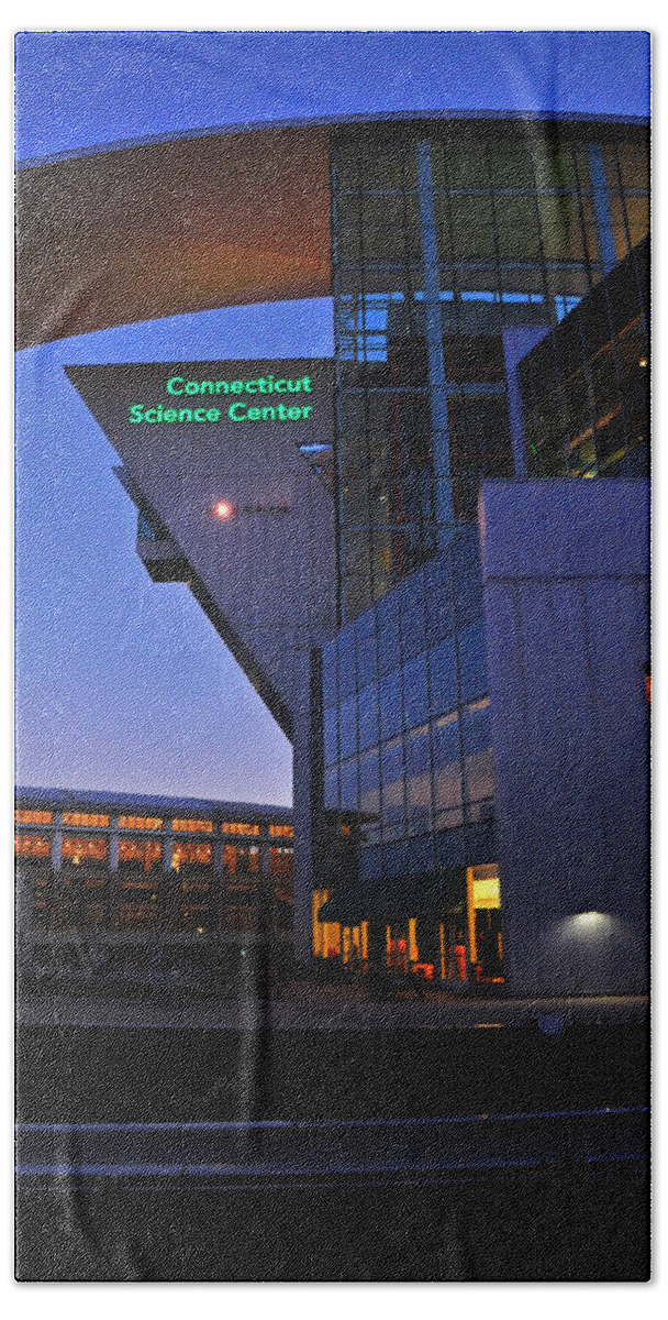Connecticut Beach Towel featuring the photograph Connecticut Science Center #1 by Mike Martin