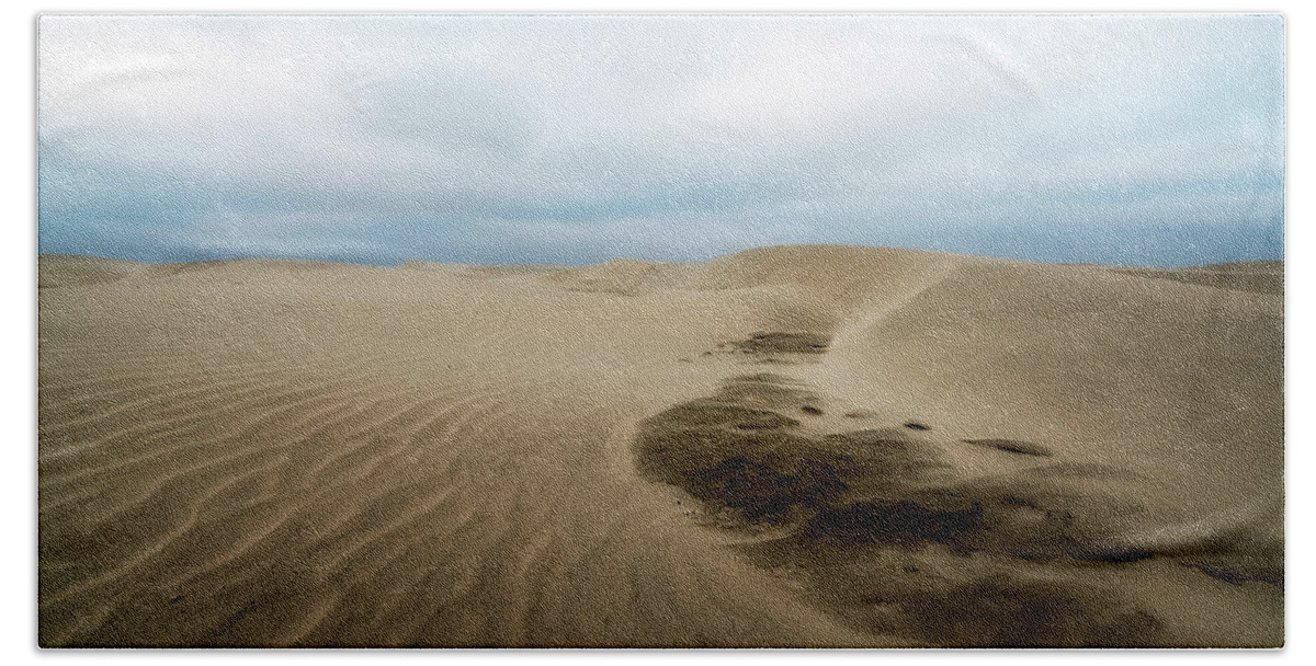 Beach Beach Towel featuring the photograph Oregon Dune Wasteland 1 by Ryan Manuel