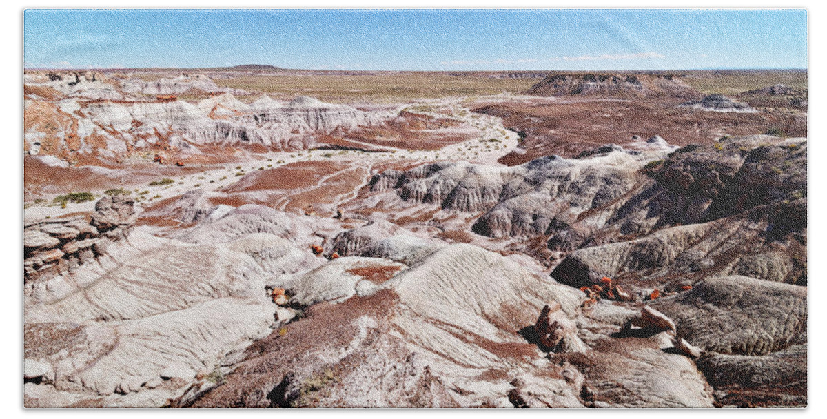 Darin Volpe Nature Beach Towel featuring the photograph Painted Desert - Petrified Forest National Park by Darin Volpe