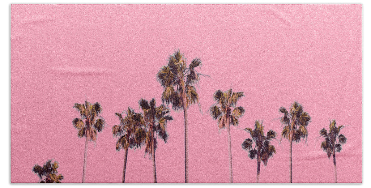Beach Towel Details about   Beach Ocean Pink Palm Tree 