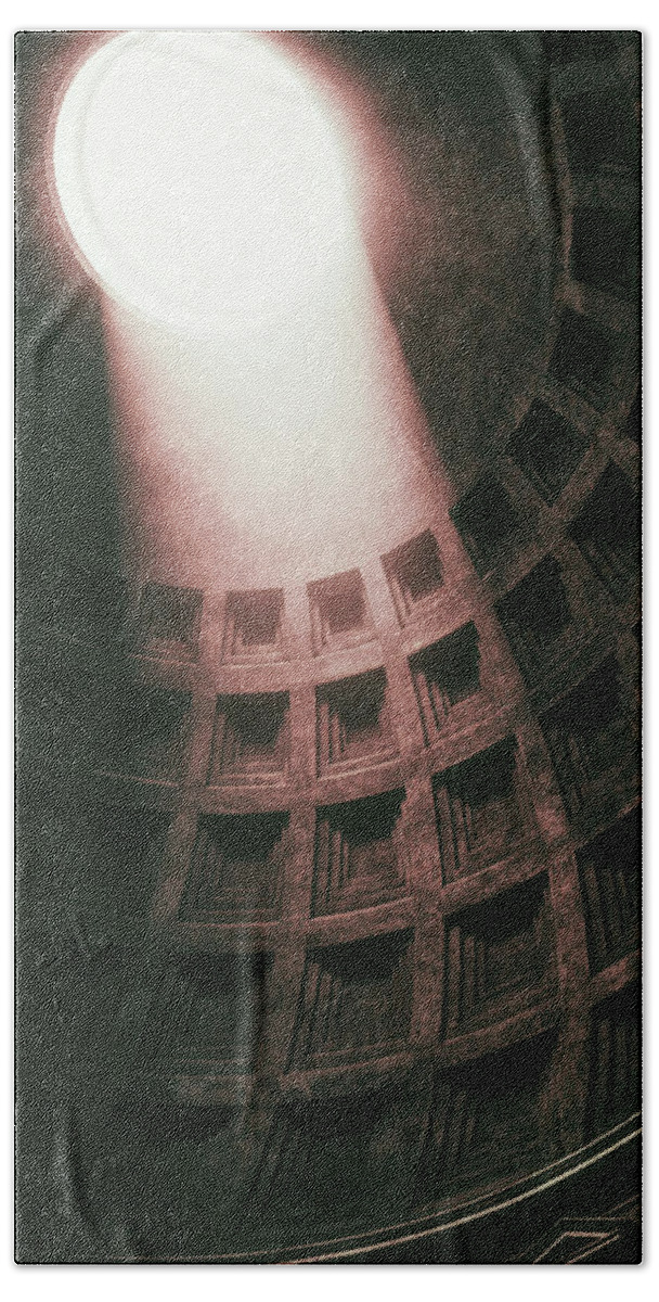 Pantheon Beach Towel featuring the photograph Pantheon Light by Lawrence Knutsson