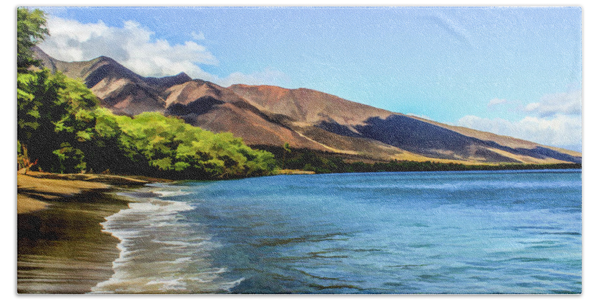 Maui Beach Sheet featuring the photograph Paradise Beach by Joann Copeland-Paul