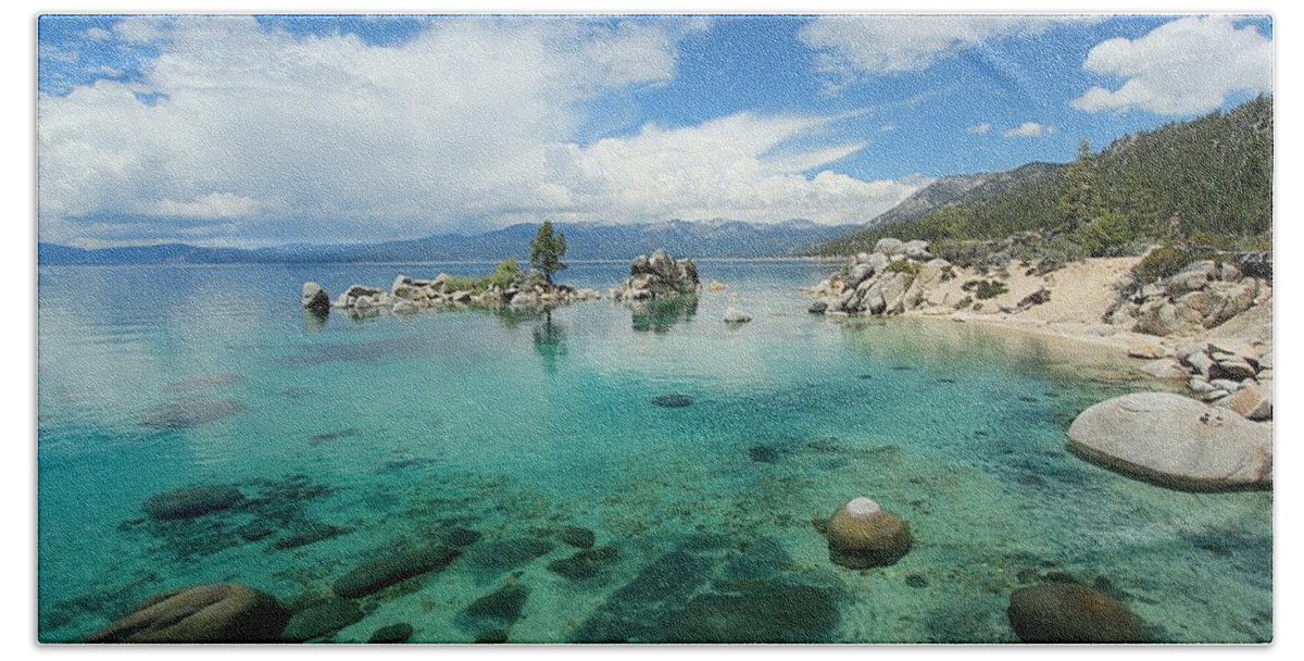 Lake Tahoe Beach Towel featuring the photograph Paradise In May by Sean Sarsfield