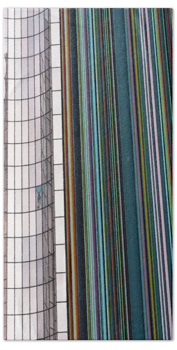 Paris Beach Towel featuring the photograph Paris Abstract by Steven Richman