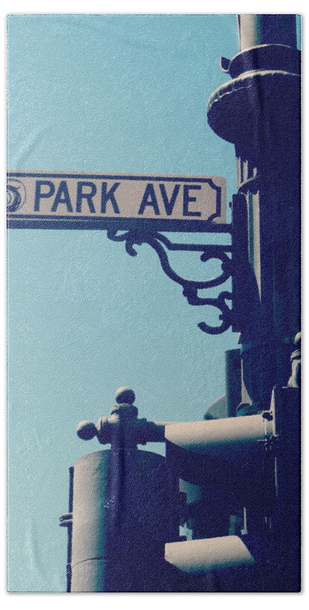 Park Avenue Beach Towel featuring the digital art Park Avenue by Valerie Reeves