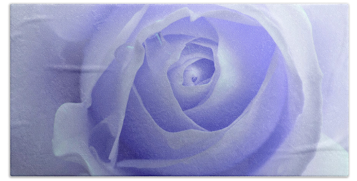 Rose Beach Sheet featuring the photograph Pastel Purple Rose Flower by Jennie Marie Schell