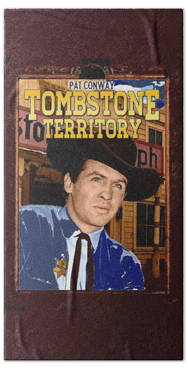 Pat Conway Tombstone Territory 1958-2015 Beach Towel featuring the photograph Pat Conway Tombstone Territory 1958-2015 by David Lee Guss