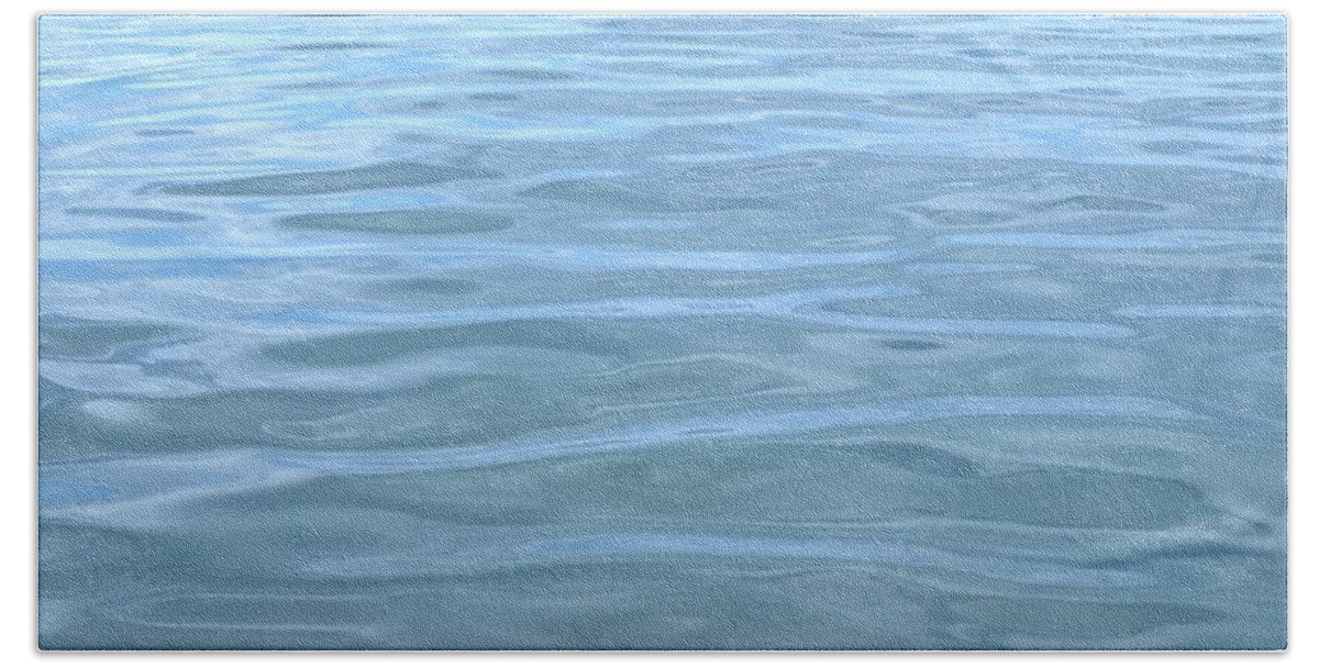 Tranquility Beach Towel featuring the digital art Pearlescent Tranquility by Steven Robiner