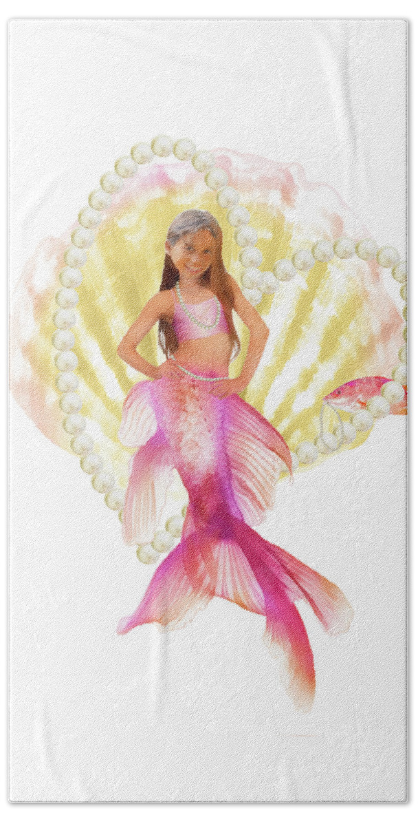 Mermaid Beach Sheet featuring the digital art Philippine Mermaid by Frances Miller