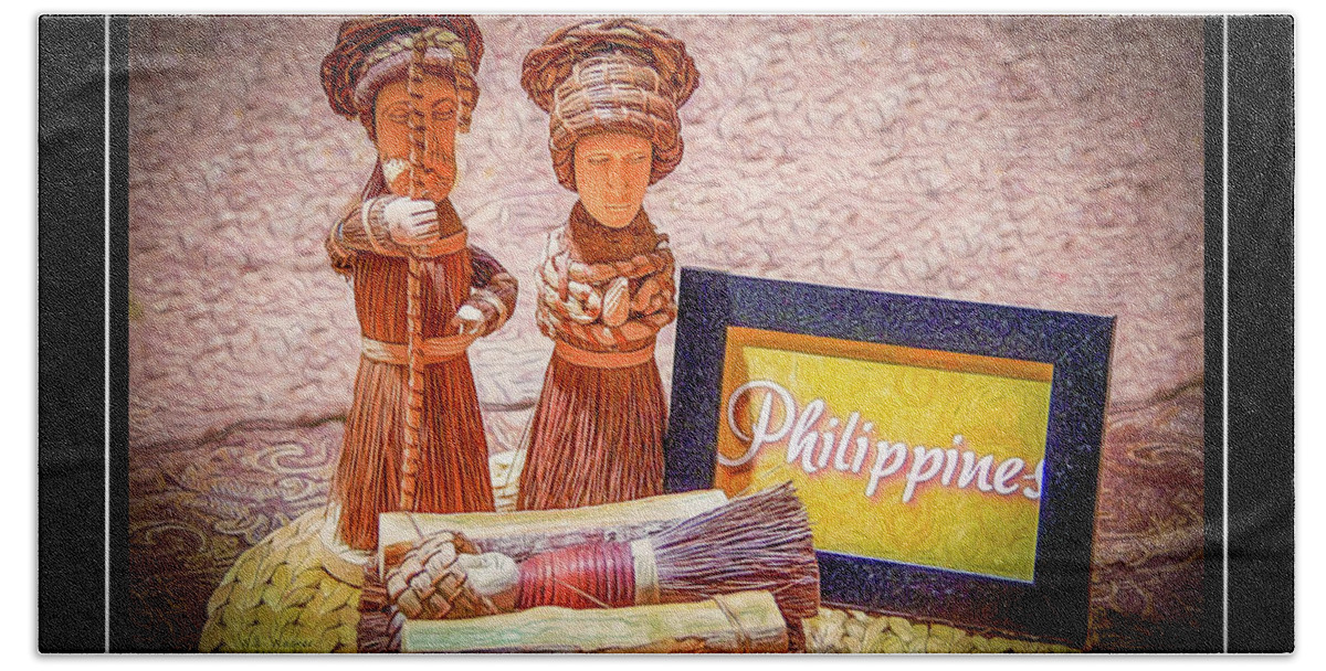 Nativity Beach Towel featuring the photograph Philippines Nativity by Will Wagner