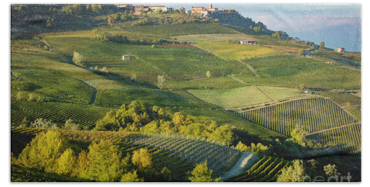Italy Beach Towel featuring the photograph Piemonte Countryside by Brian Jannsen