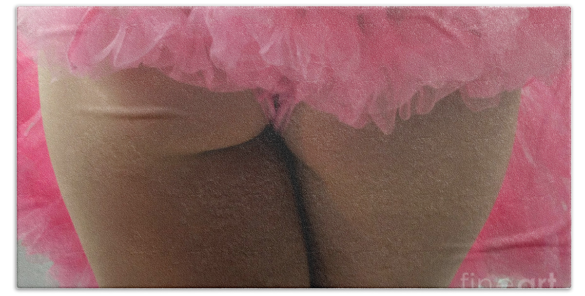 Artistic Photographs Beach Towel featuring the photograph Pink fanny by Robert WK Clark