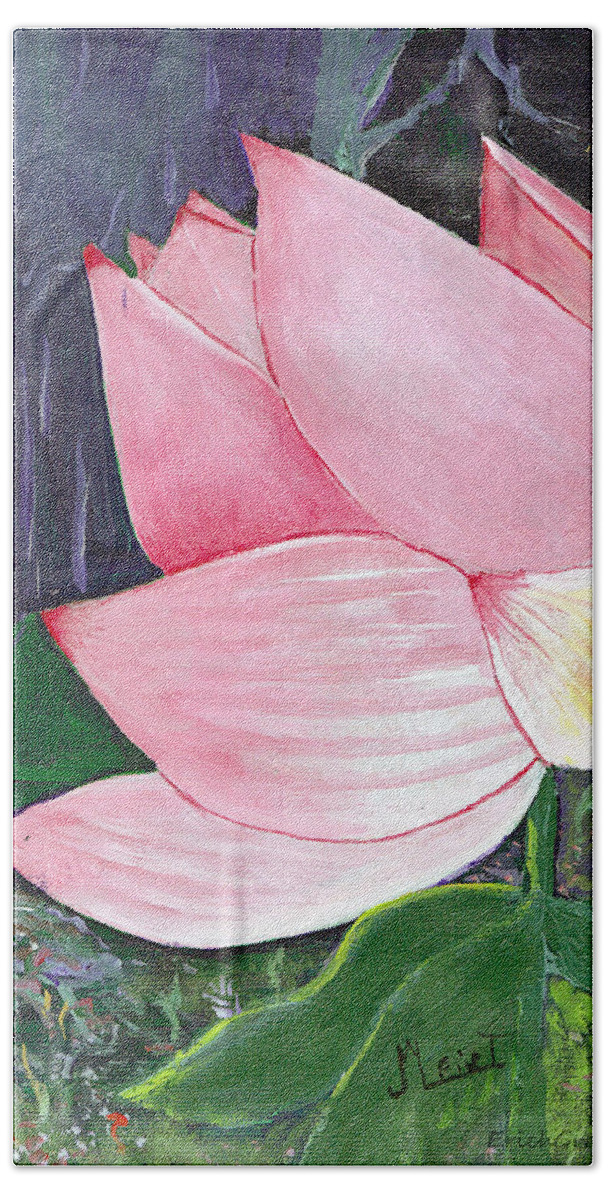 Texas Beach Towel featuring the photograph Pink Petals by Erich Grant