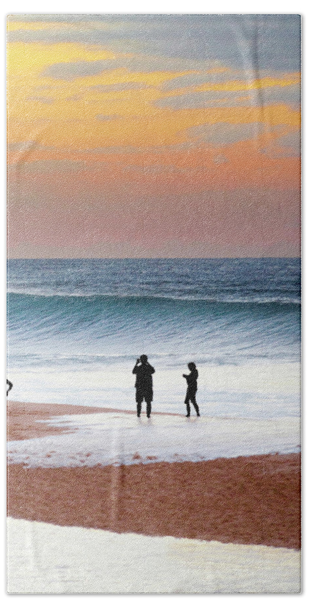 Sunset Beach Towel featuring the photograph Pipe Dream - part 3 of 3 by Sean Davey
