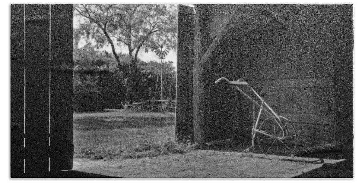 Plow Beach Sheet featuring the photograph Plow is in the Barn by David and Carol Kelly