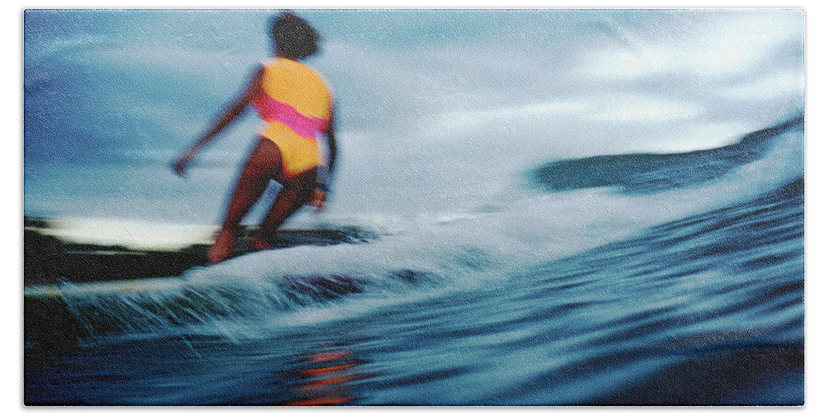 Surfing Beach Towel featuring the photograph Popsicle by Nik West