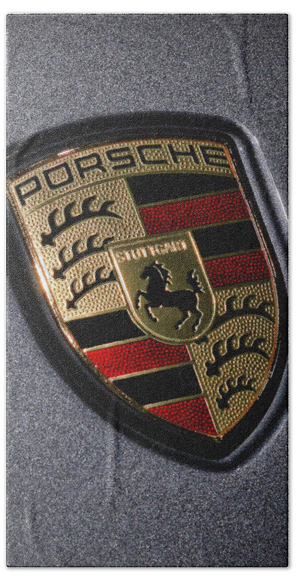 Porsche Beach Towel featuring the photograph Porsche by Gordon Dean II