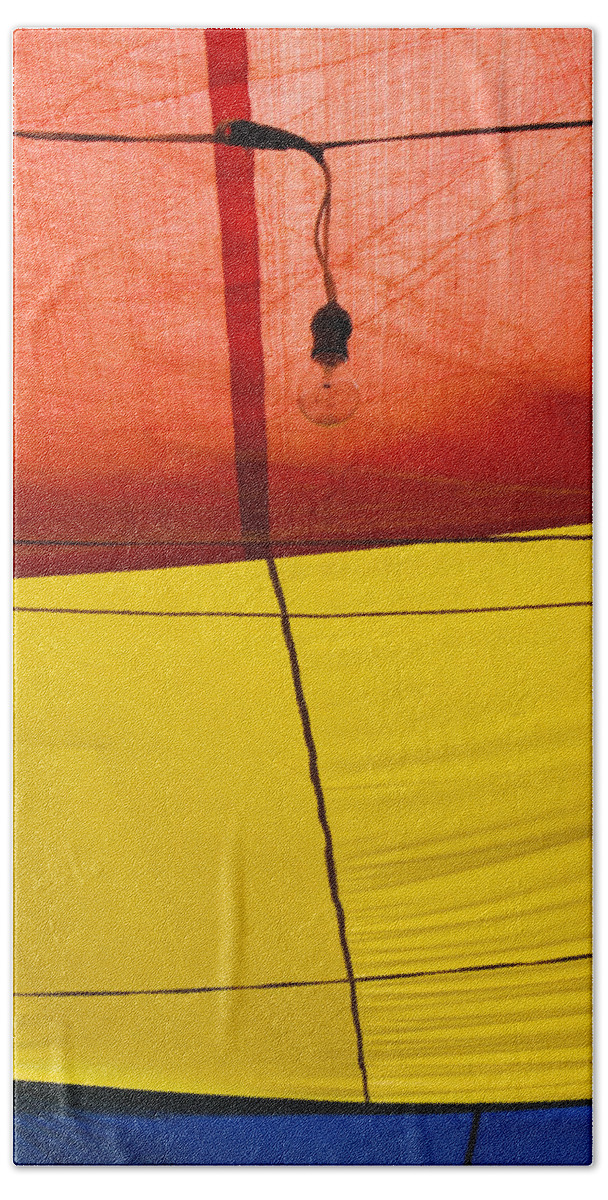Bulb Beach Towel featuring the photograph Primary Light by Skip Hunt