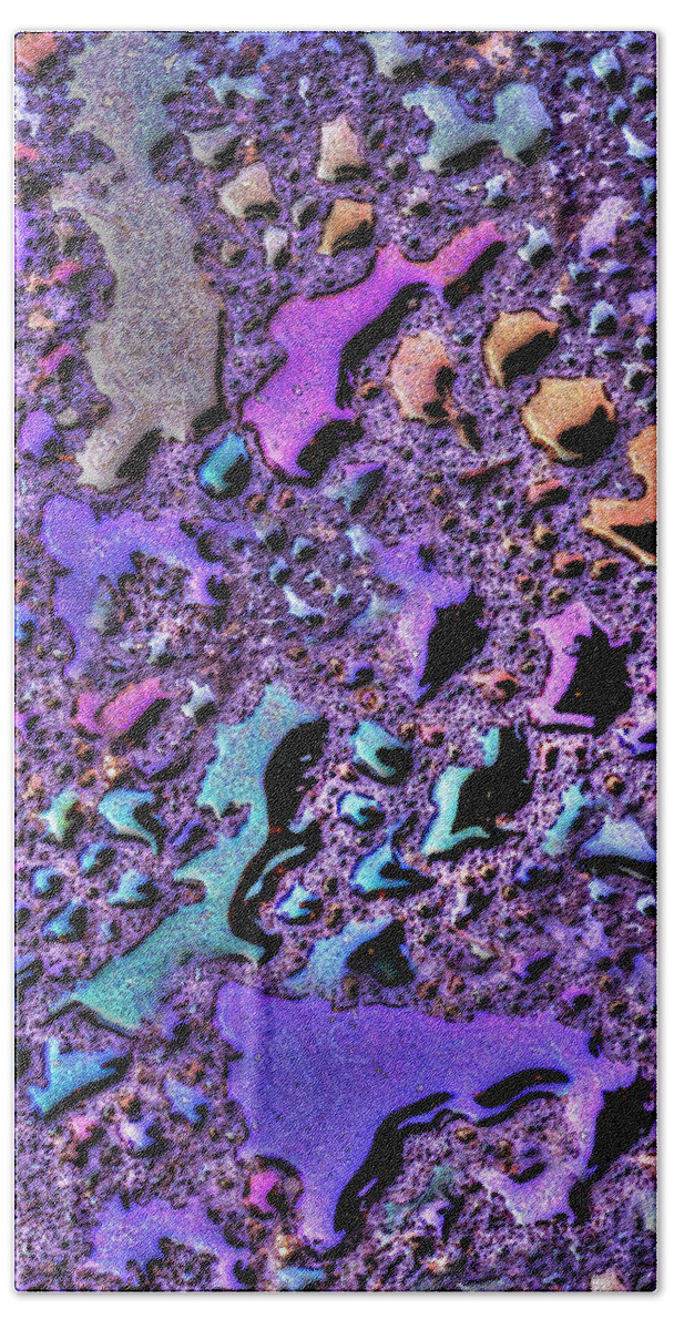 Purple Rain Beach Towel featuring the photograph Purple Rain by Paul Wear
