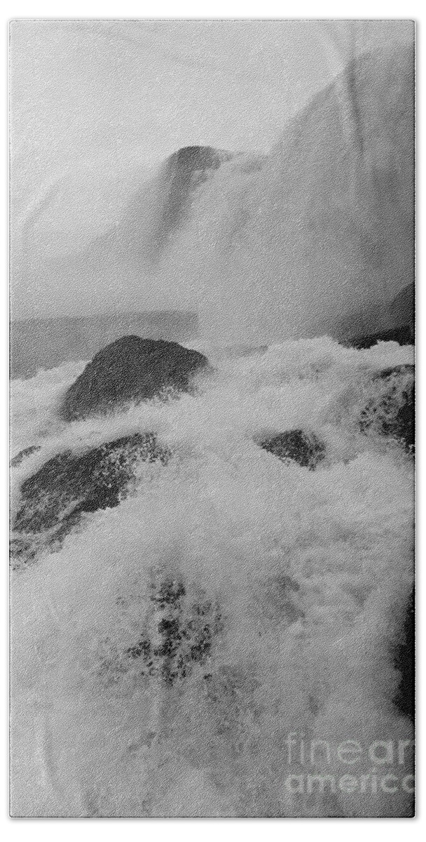 Stream Beach Towel featuring the photograph Rapid Stream by Raymond Earley