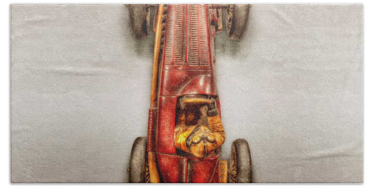 Antique Beach Towel featuring the photograph Red Racer Top by YoPedro