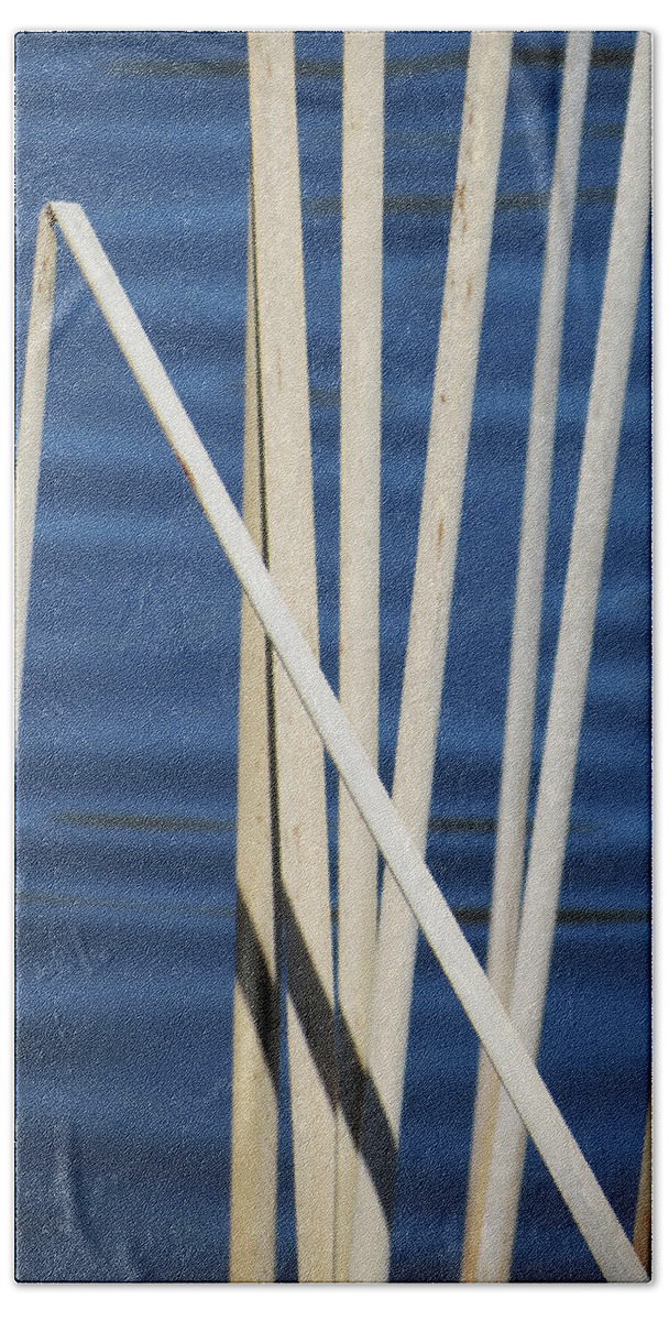 Water Beach Towel featuring the photograph Reeds by Azthet Photography