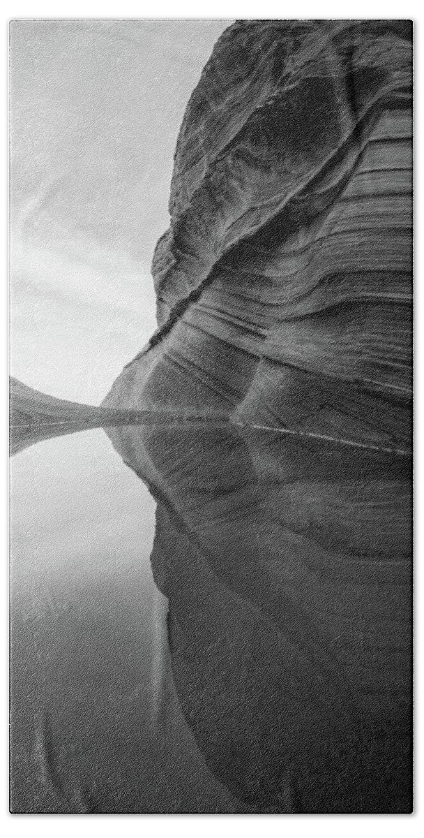 Arizona Beach Sheet featuring the photograph Reflecting Pool at The Wave by James Udall