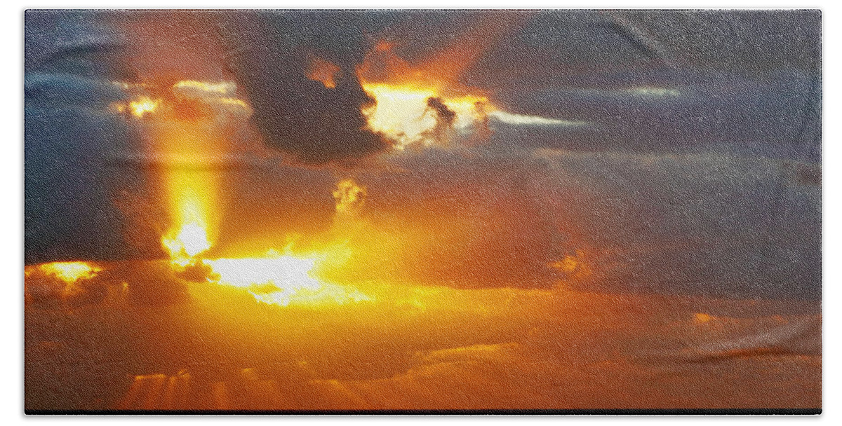 Sunrise Beach Towel featuring the photograph Rejoice by Nicholas Blackwell