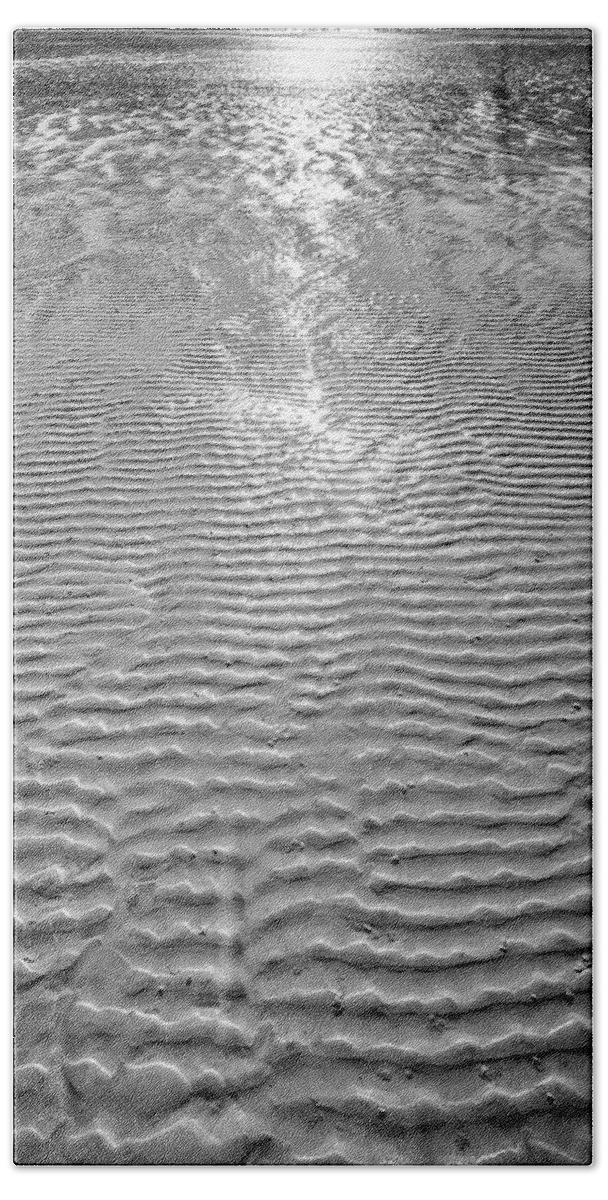 Rippled Beach Sheet featuring the photograph Rippled Light by Hazy Apple