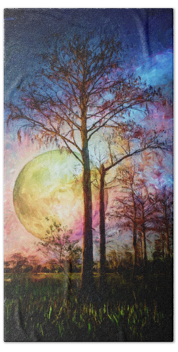 Fall Beach Towel featuring the photograph Rising in the Glade Painting by Debra and Dave Vanderlaan