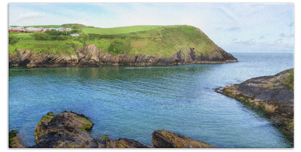 Roberts Cove Beach Towel featuring the photograph Roberts Cove - Ireland by Joana Kruse