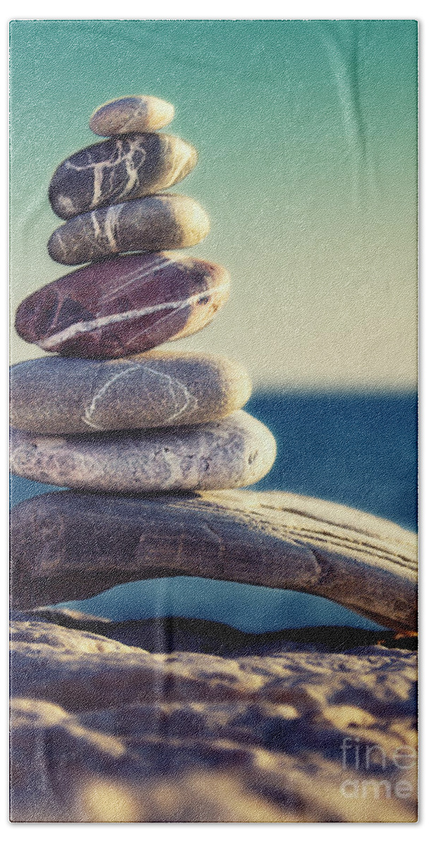 Arrangement Beach Towel featuring the photograph Rock Energy by Stelios Kleanthous
