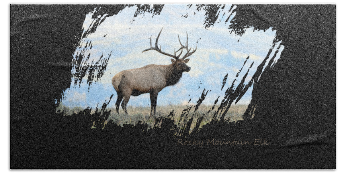Elk Beach Towel featuring the photograph Rocky Mountain Elk by Whispering Peaks Photography
