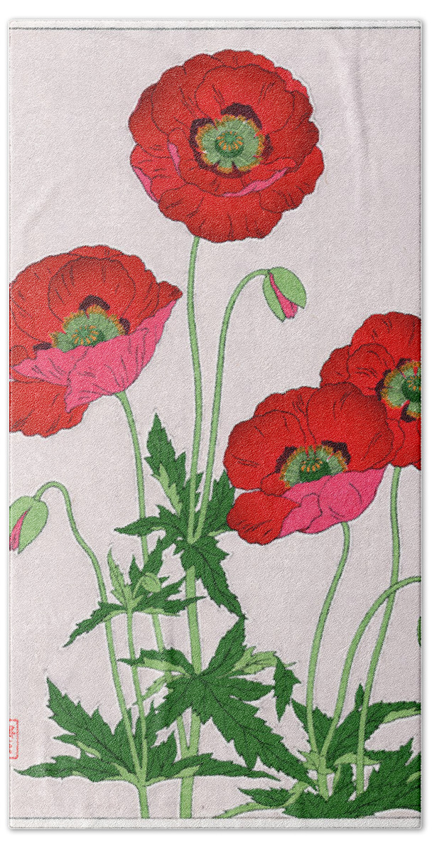 Red Beach Towel featuring the painting Roys Collection 7 by John Gholson