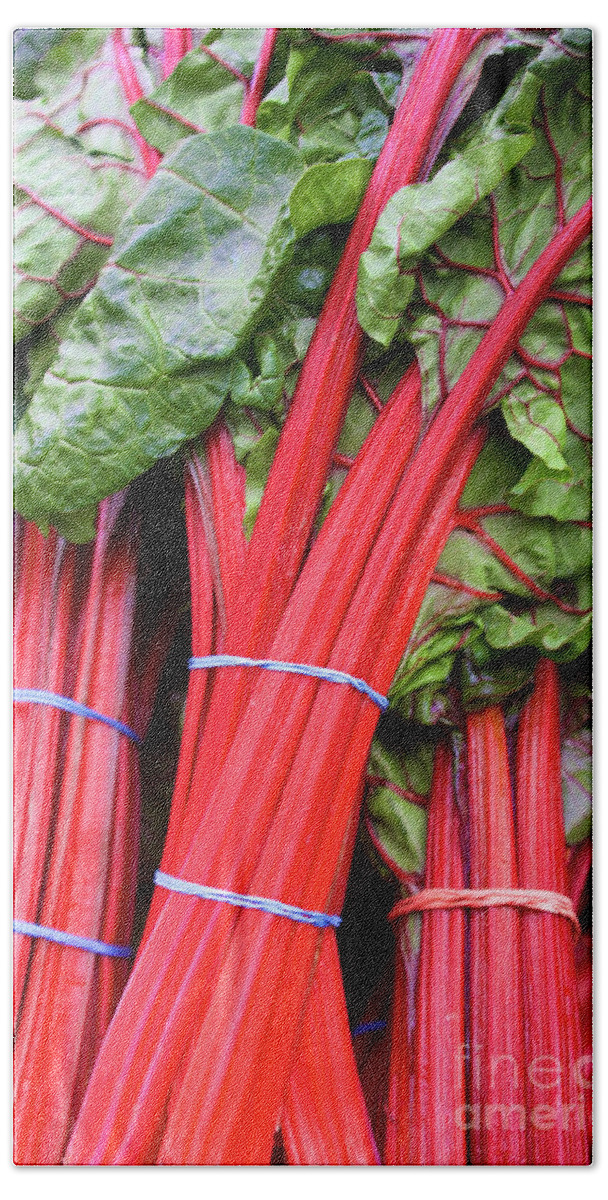 Bunch Beach Sheet featuring the photograph Ruby Red Chard by Bruce Block