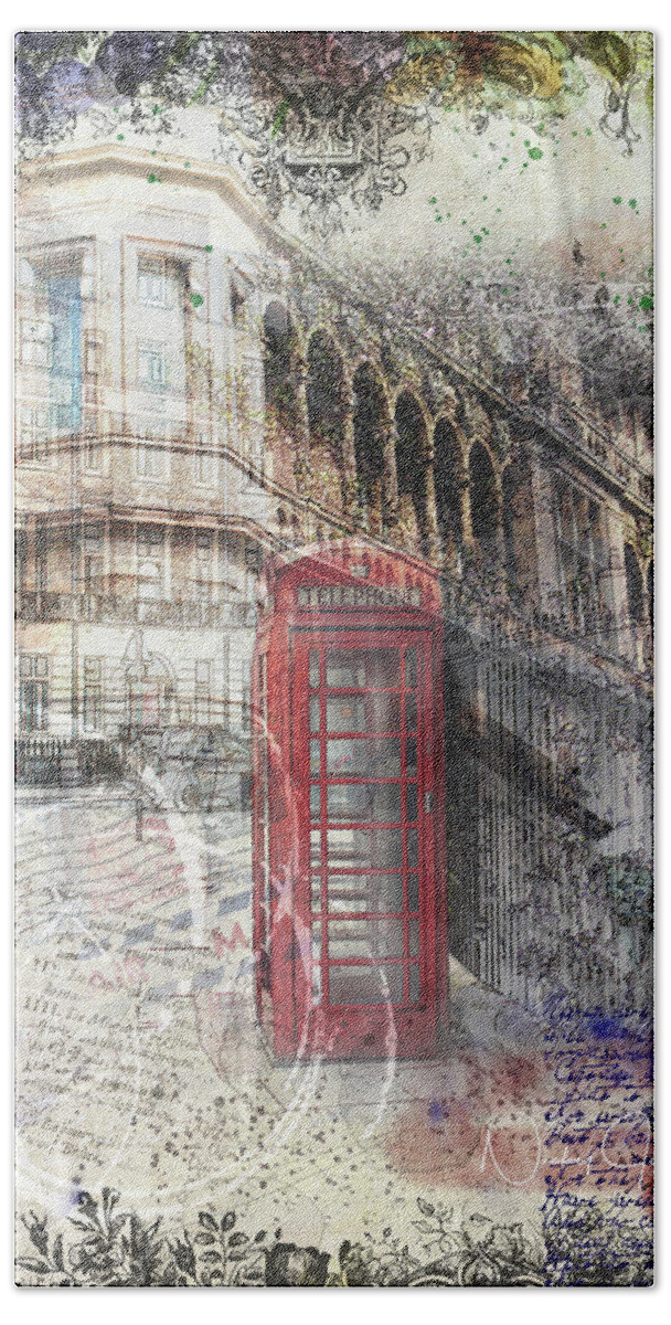 London Beach Towel featuring the photograph Russell Square by Nicky Jameson