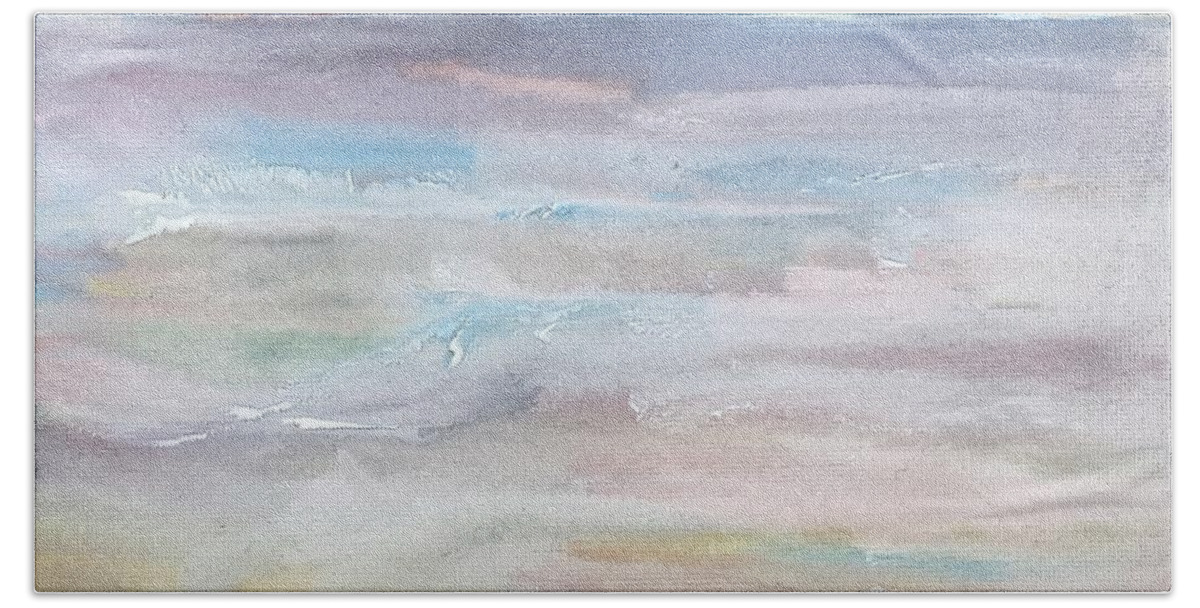 Sea Beach Sheet featuring the painting Sailor's Delight by Mary Lynne Powers