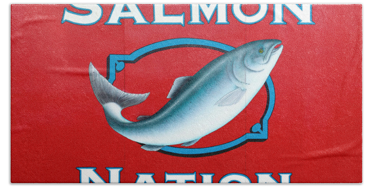 Newport Beach Sheet featuring the photograph Salmon Nation by Todd Klassy
