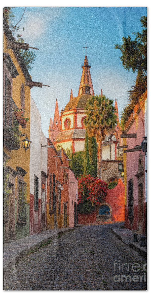 America Beach Towel featuring the photograph San Miguel Pueblo Magico by Inge Johnsson