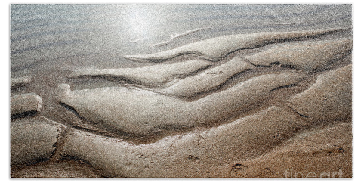 Florida Beach Sheet featuring the photograph Sand Art No. 13 by Todd Blanchard