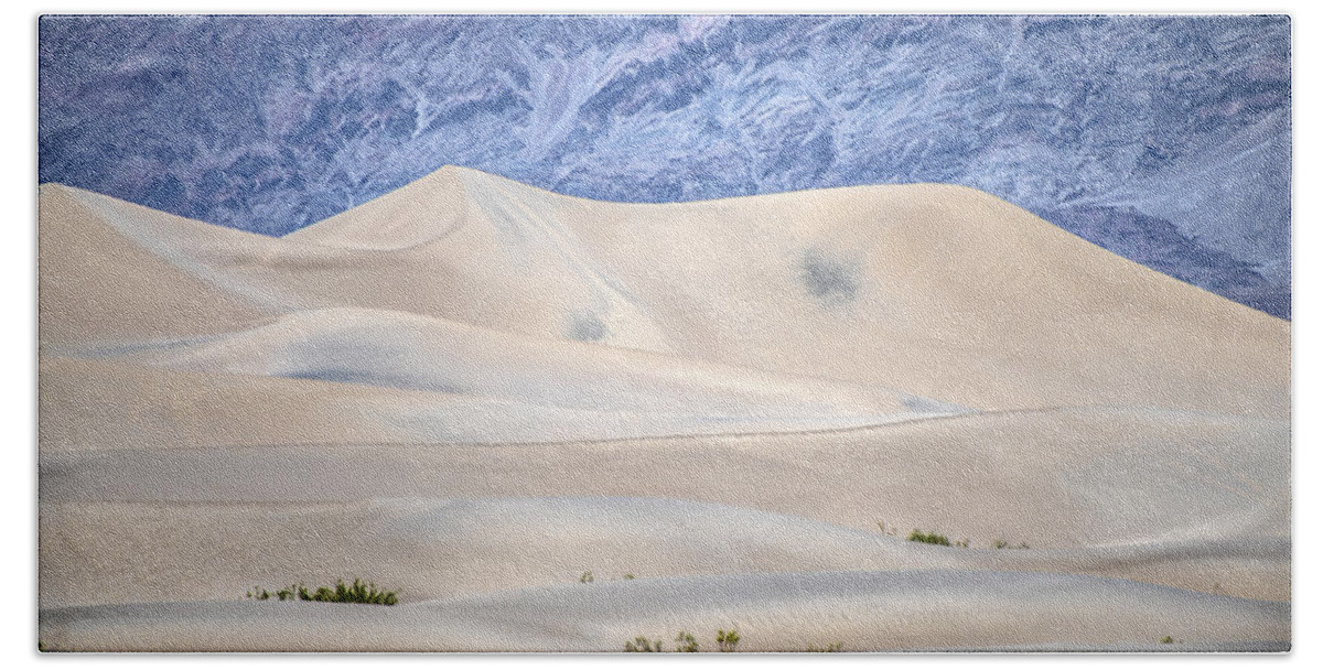 Desert Beach Towel featuring the photograph Sand Desert USA by Patrick Boening