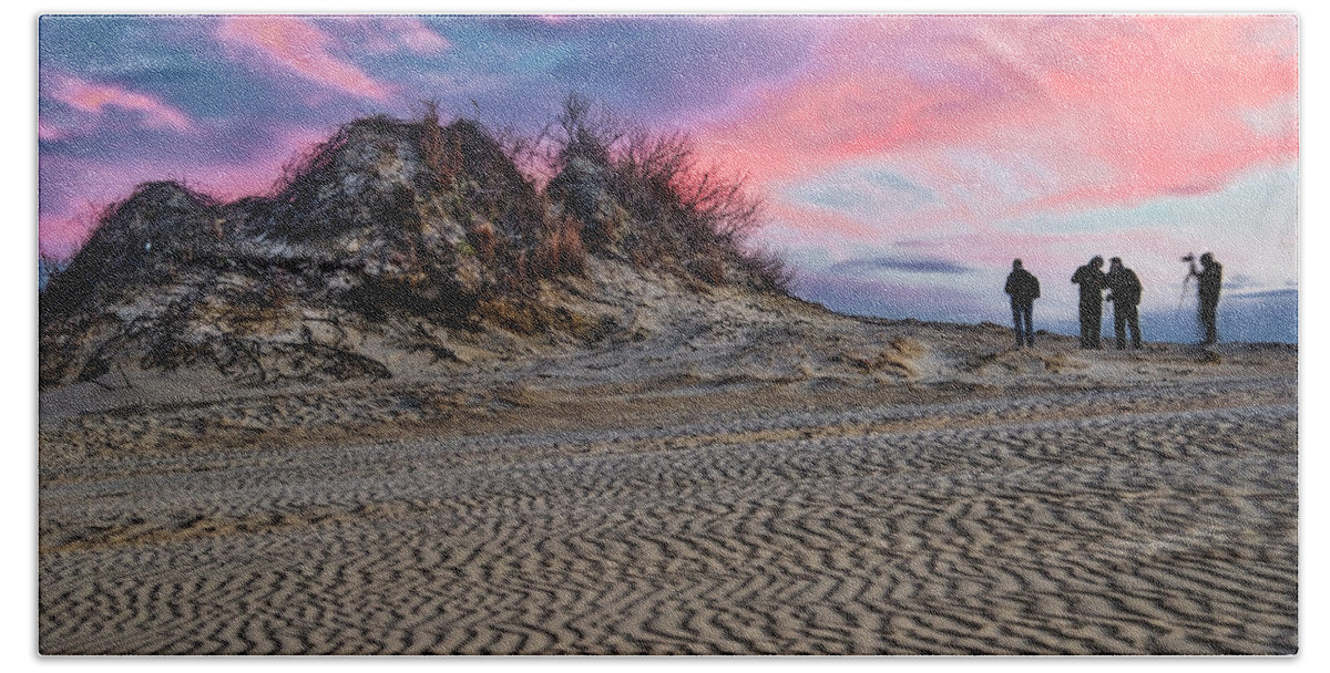 Landscapes Beach Towel featuring the photograph Sand Dunes of Kitty Hawk by Donald Brown