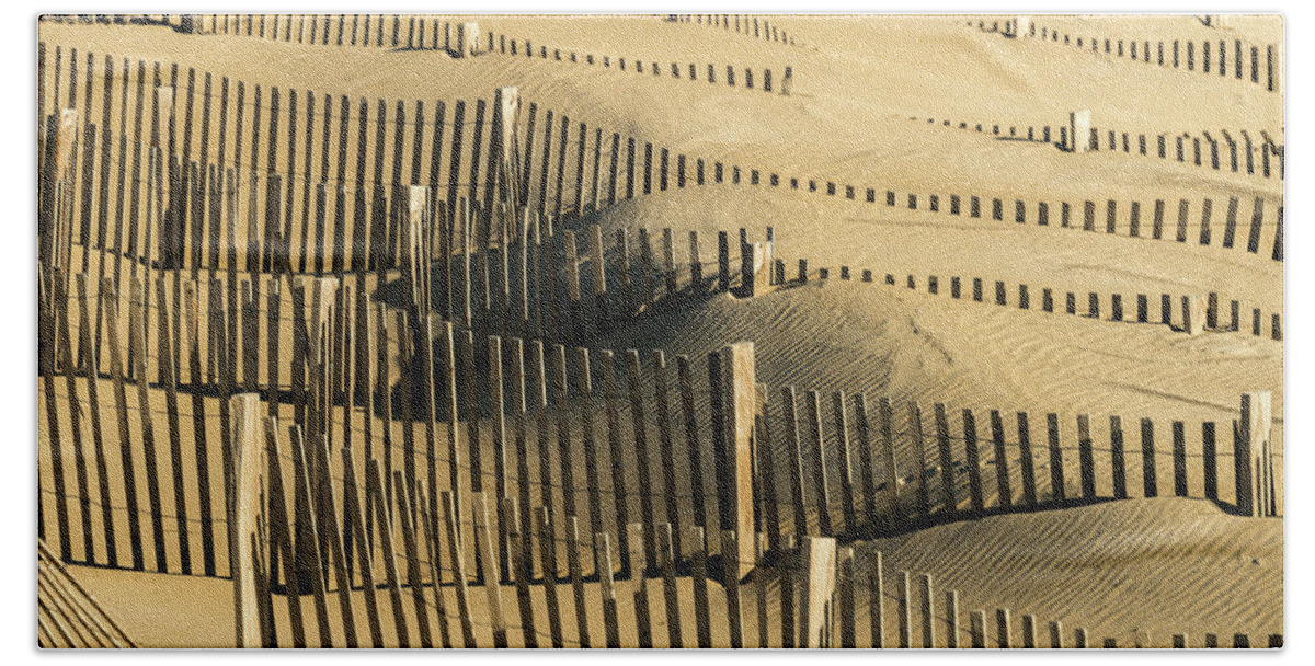 Landscapes Beach Sheet featuring the photograph Sand Dunes of the Outer Banks by Donald Brown