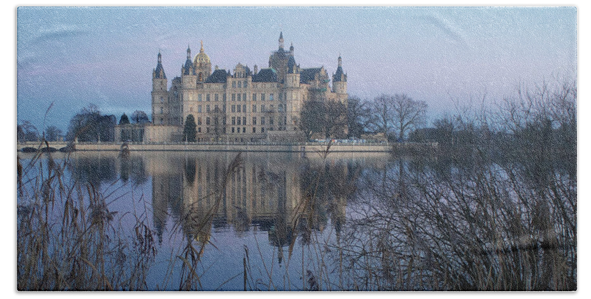 Prott Beach Sheet featuring the photograph Schwerin Castle 1 by Rudi Prott