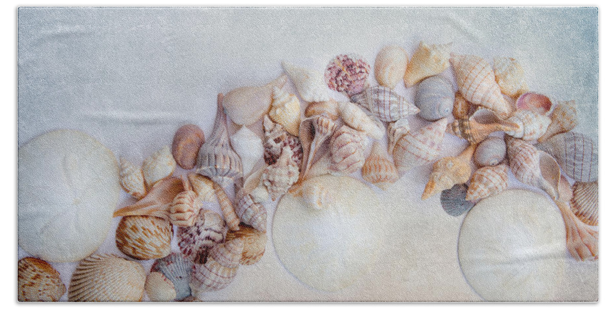 Shells Beach Towel featuring the photograph Sea Shells 4 by Rebecca Cozart