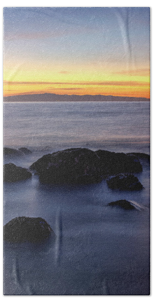 Seashore Beach Towel featuring the photograph Seashore Sunrise by Morgan Wright