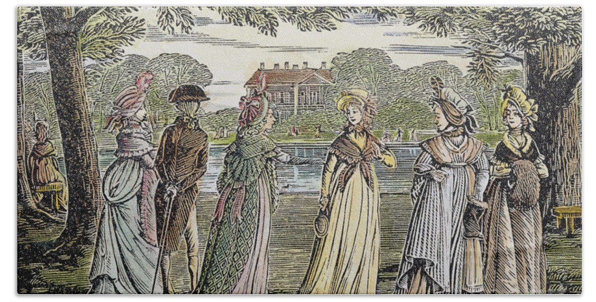 1811 Beach Sheet featuring the drawing Sense And Sensibility, 1811 by Granger
